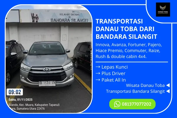 tranportasi danau toba dari bandara silangit