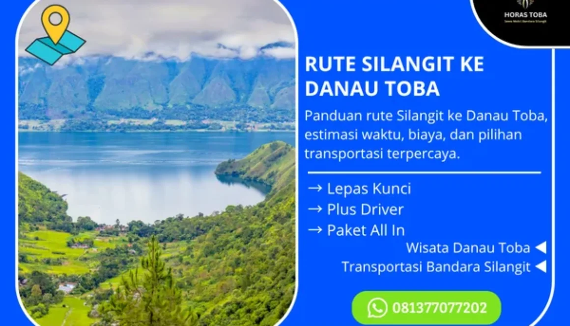 rute silangit ke danau toba