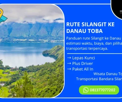 rute silangit ke danau toba