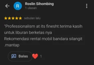Testimoni Roslin Sihombing Profesional, liburan berkelas di Bandara Silangit